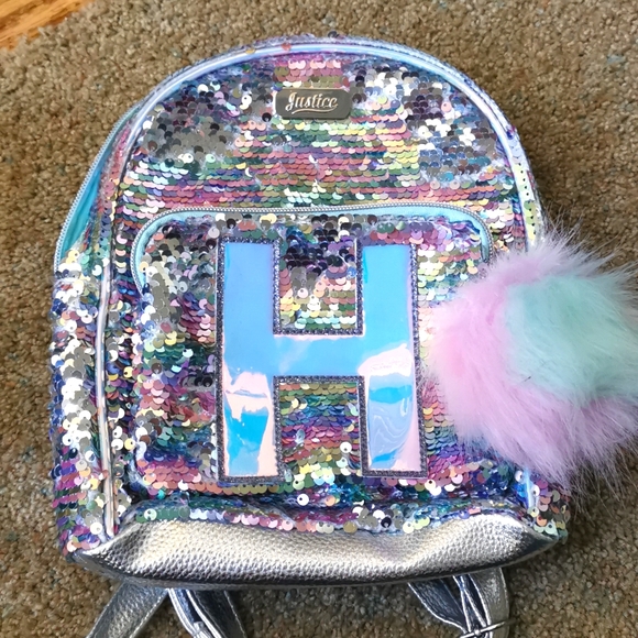 Justice Other - Justice "H" monogrammed backpack